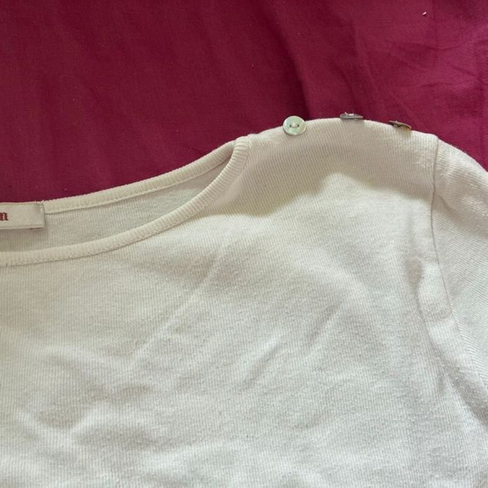 Tee-shirt blanc - Burton- taille 3- 2€ - photo numéro 3