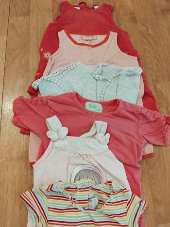 Lot barboteuse fille 6mois