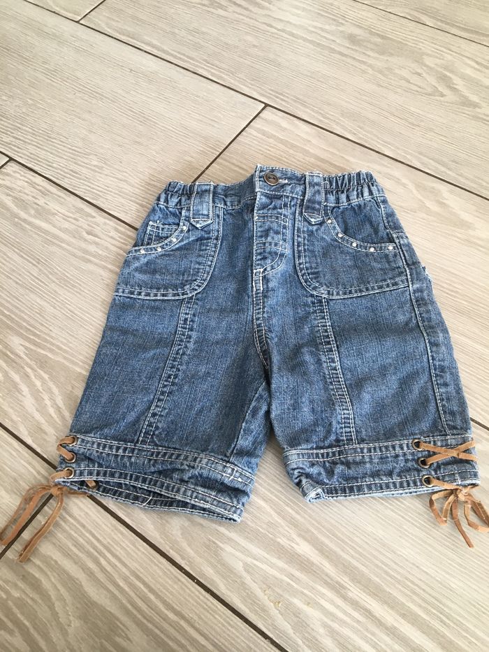 Pantacourt en jeans 12 mois