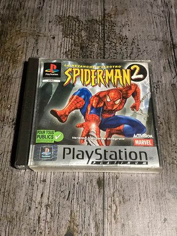 Spder man 2 Jeu PS1 sans notice Platinum Sony