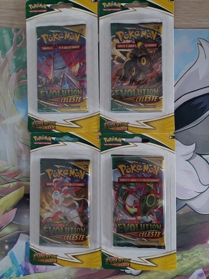 Art set évolution céleste Pokemon Beebs