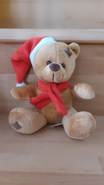 Peluche ourson Noël