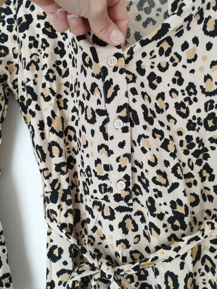 Robe longue léopard Promod 36 neuve sans étiquette - photo numéro 5