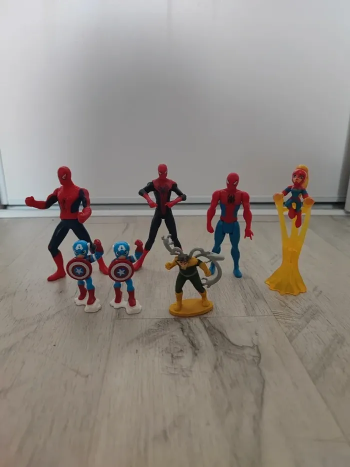 Lot de 3 figurines spiderman - photo numéro 2