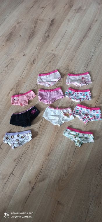 Lot de culottes shortys 4 ans