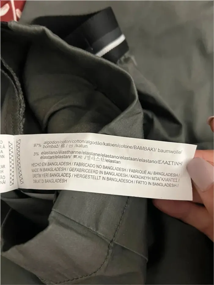 Pantalon chino gris foncé Pull and Bear - photo numéro 4