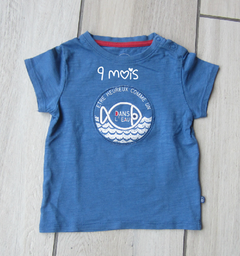 Tee shirt : Etre heureux comme un poisson dans l'eau