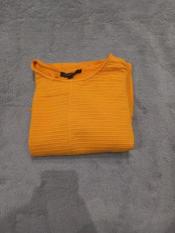Pull/Sweat Vintage Jaune côtelé