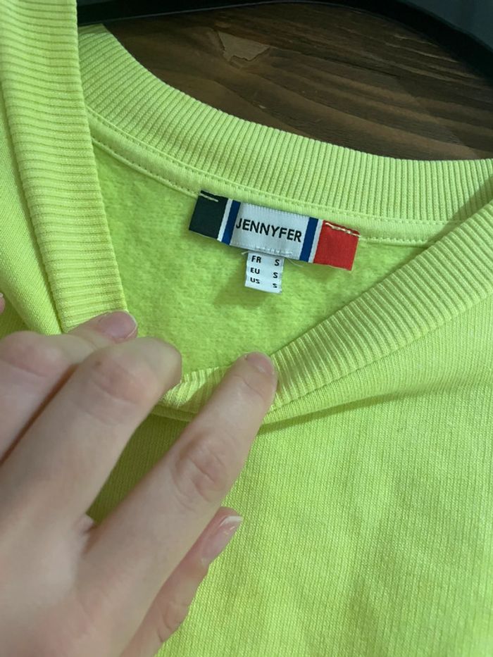 Sweat jaune fluo - photo numéro 2