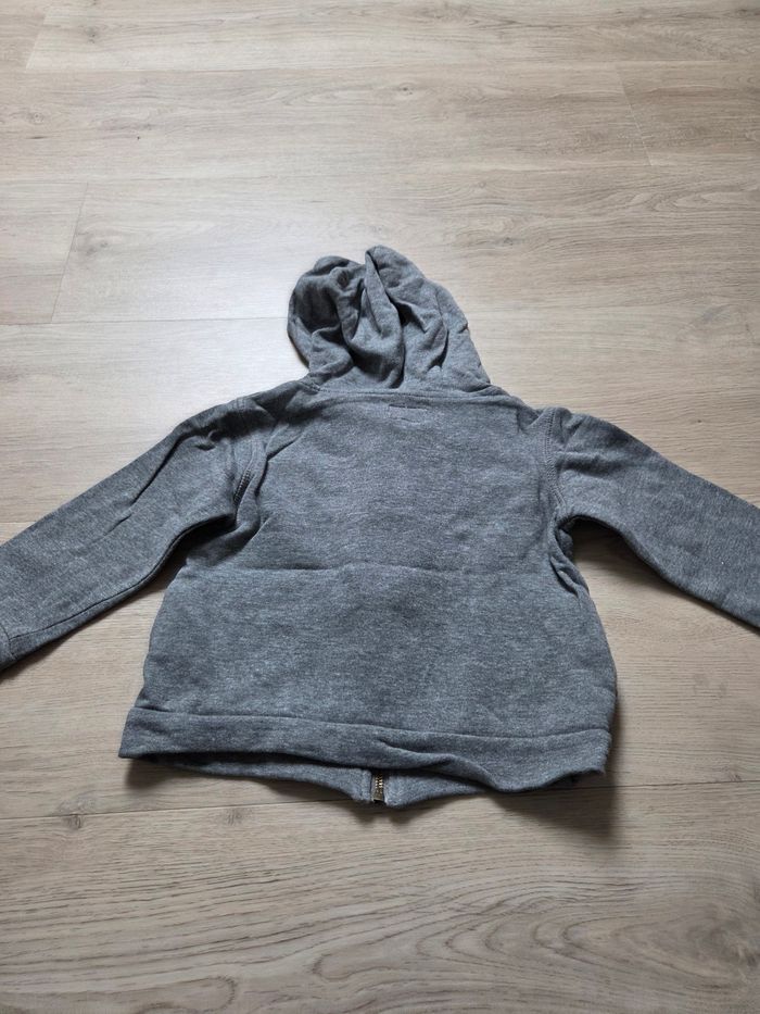 Gilet zippé à capuche 4 ans - photo numéro 2