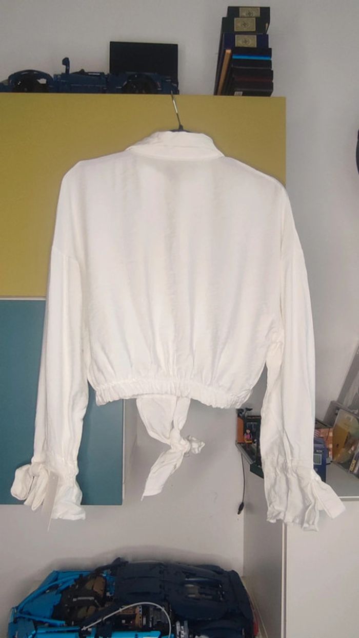 Chemisier court blanc Mybel, taille unique, NEUF - photo numéro 2