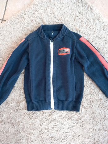 🐿gilet bleu marine 4ans collection Z