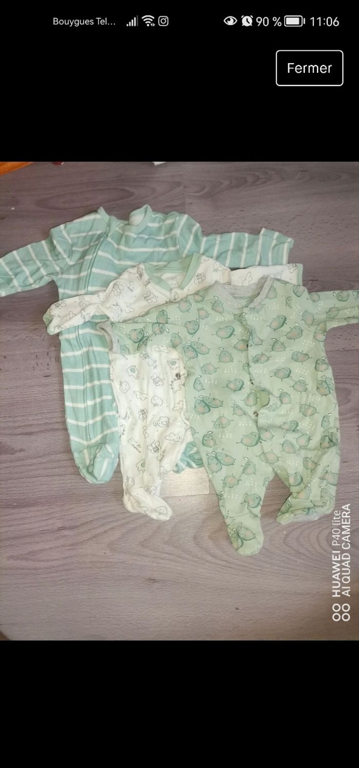 Lot de 3 pyjamas