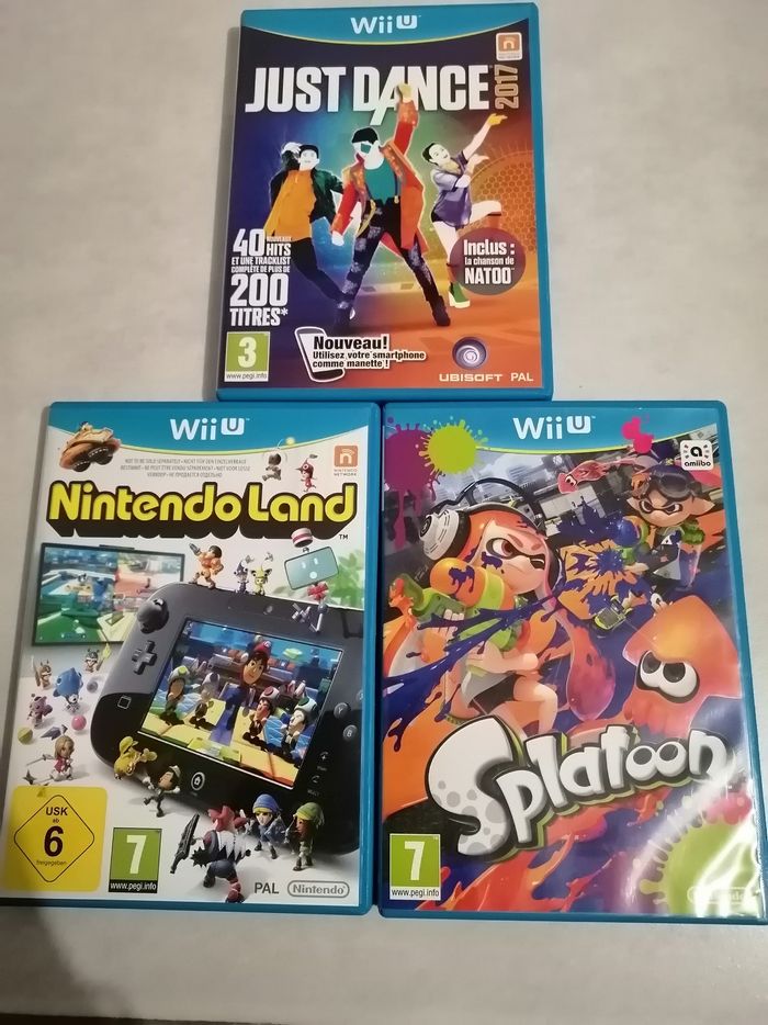 Lot de 3 Jeux Wii U