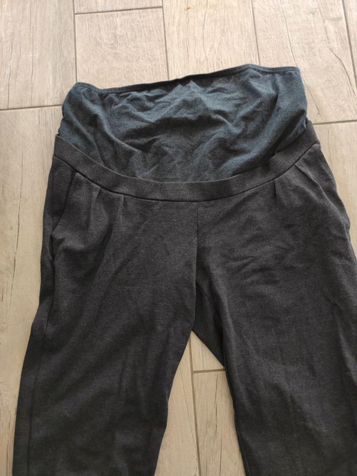 Pantalon de grossesse gris chiné 44 - photo numéro 2