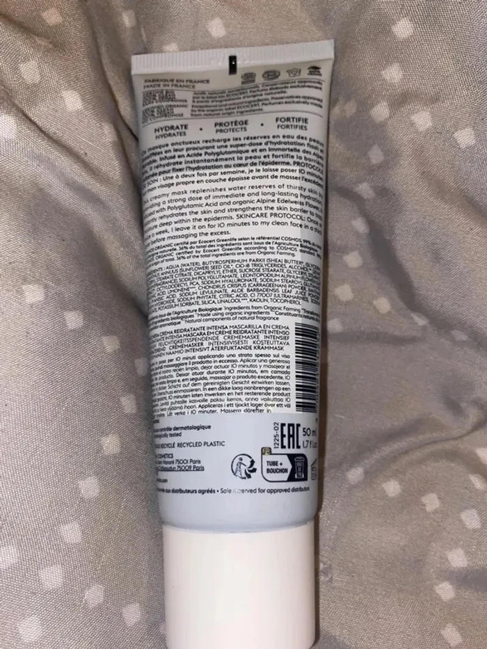 Masque crème réhydratant intense 🌺 - photo numéro 2
