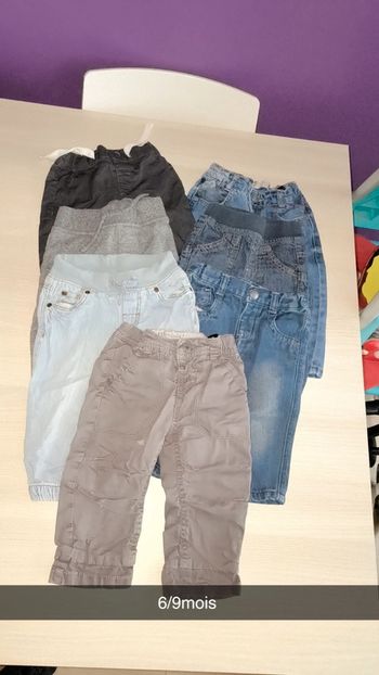 Lot de pantalon 6/9mois