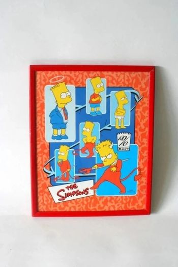 Cadre Bart Simpson 26x21cm