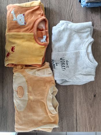 Lot de 3 pyjamins garçon 3 mois