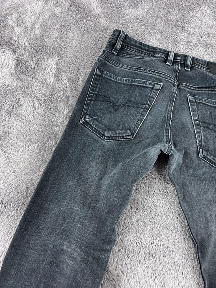 Jean slim Diesel effet délavé noir – Taille XS - photo numéro 20