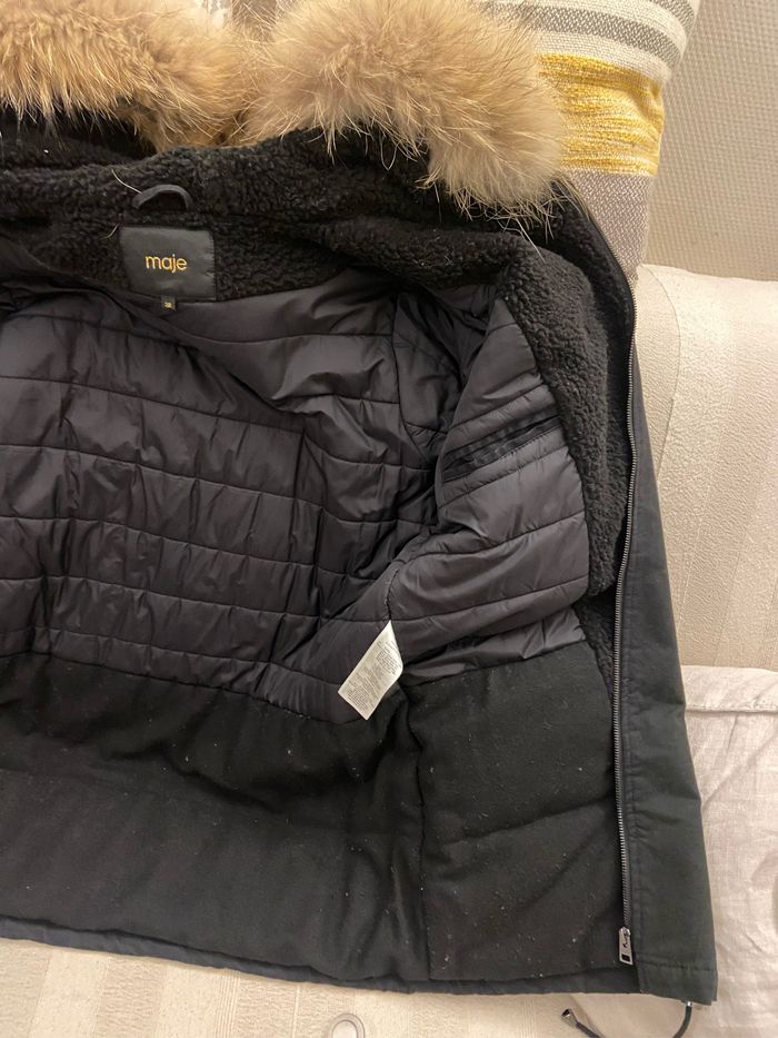 Parka noire 38 Maje - photo numéro 7