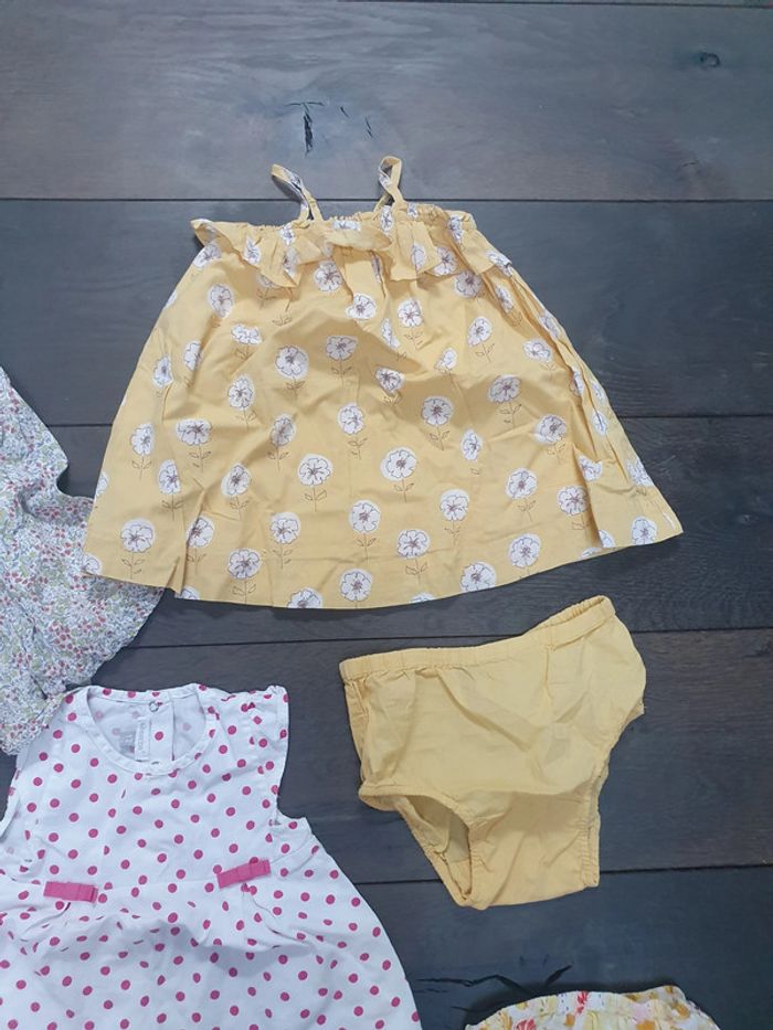 Lot de robe et Bloomer fille 12 mois - photo numéro 3