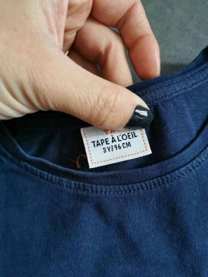 Tee-shirt 3 ans tape à l'œil - photo numéro 2