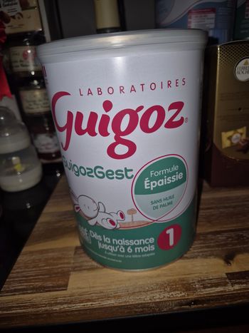 Lait guigoz premier age épaissie