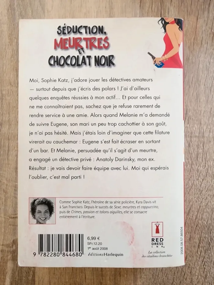 Livre "séduction, meurtres et chocolat noir" de Kyra Davis - photo numéro 2