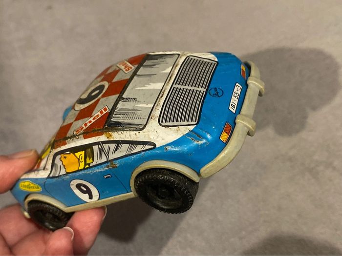 Ancien jouet métal voiture Porsche 911 Payva n°9 - photo numéro 8