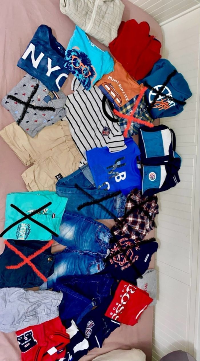 Lots vêtements 4ans (17articles)