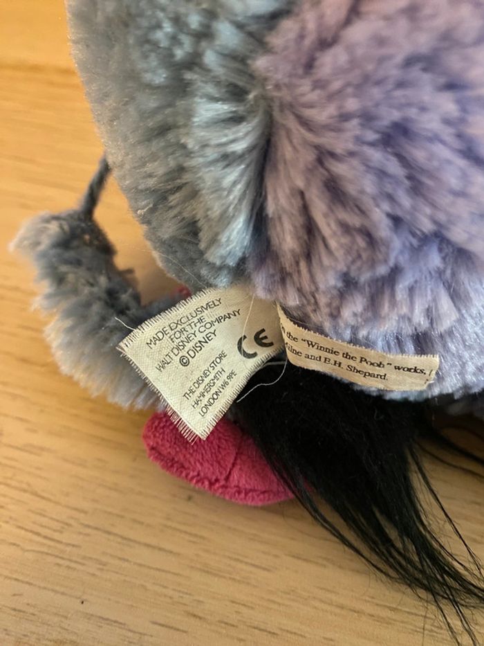 Peluche Disney store winnie Pooh ourson eeyore bourriquet - photo numéro 8