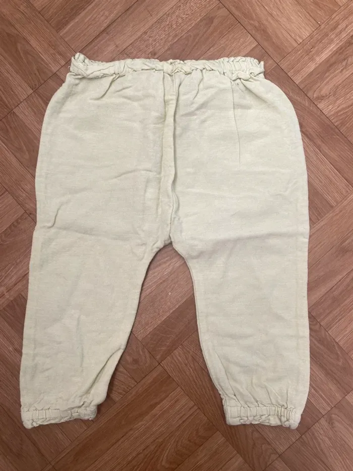 Pantalon cargo beige taille 18 mois Kiabi - photo numéro 3