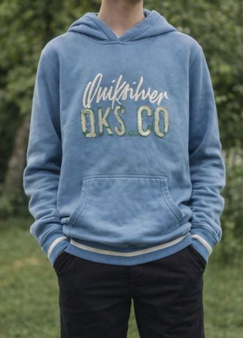 Sweat à capuche QUIKSILVER taille 16 ans