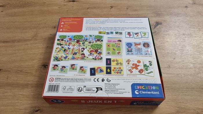 Jeu Clementoni 8 en 1 - éducatif 3-5 ans - neuf - photo numéro 5