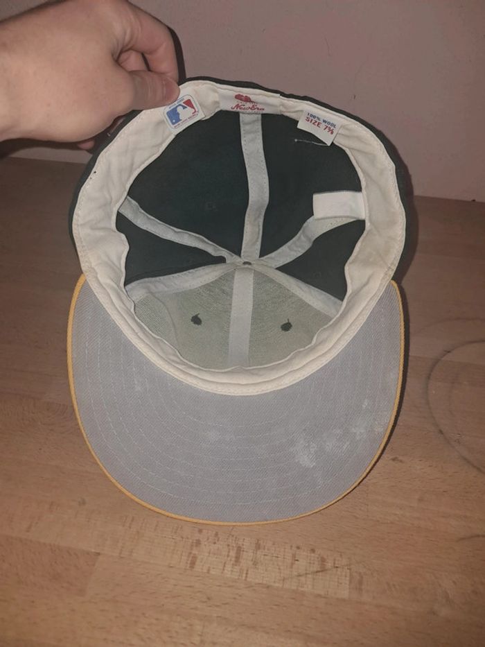 Casquette Vintage New Era Base-ball Oakland Athletics - photo numéro 5