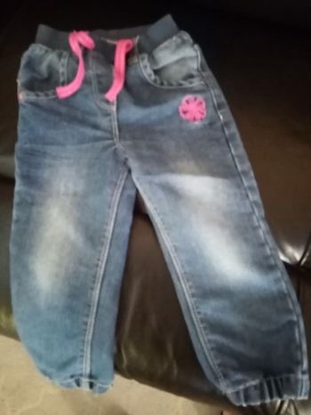 Pantalon élastique fille