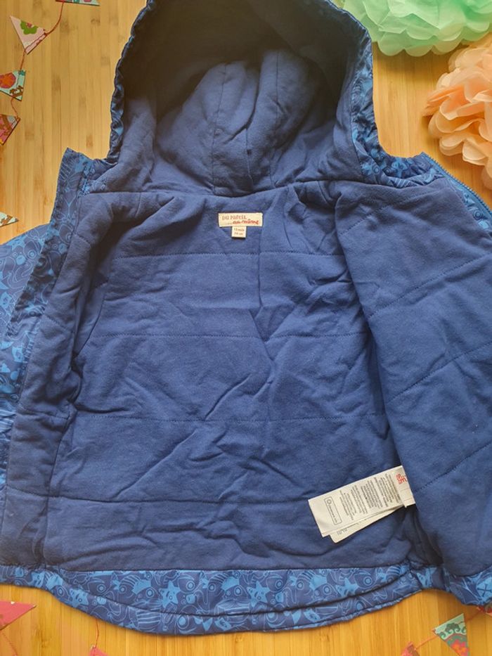 Veste chaude hiver manteau doublée 12 mois DPAM - photo numéro 3