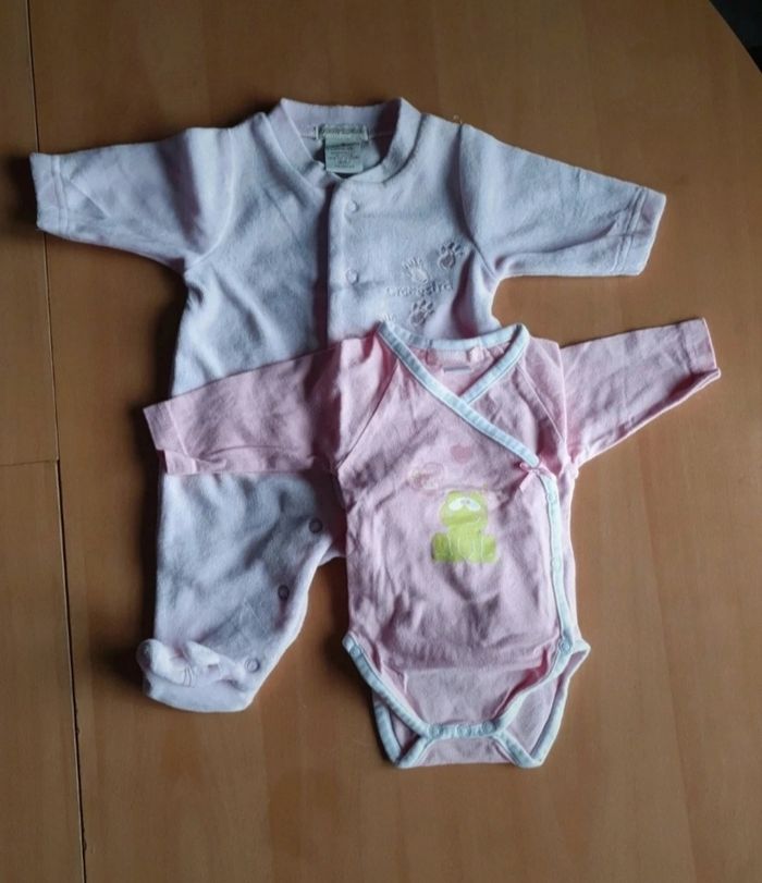 Grenouillère fille naissance