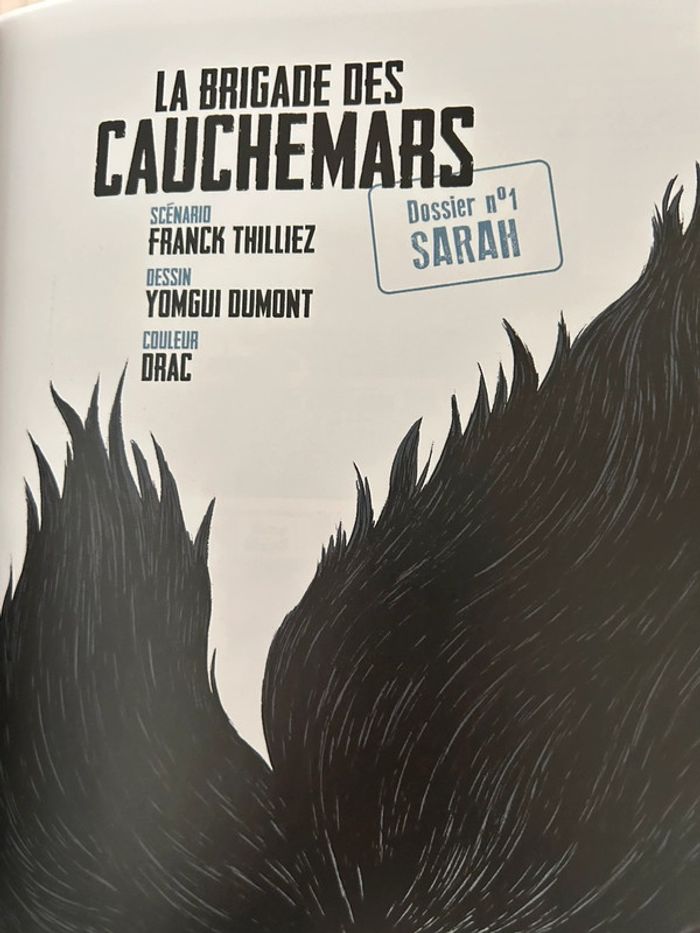 Bande dessinée bd - la brigade des cauchemars 1 -Franck thilliez - photo numéro 3