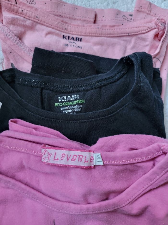 Lot de 7 tee-shirts d été fille 5 ans - photo numéro 5