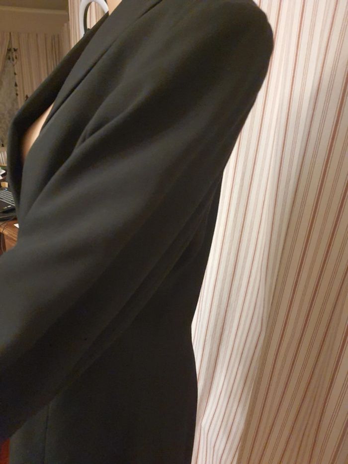 Jolie Pardessus noir Miēl taille 42 made Canada - photo numéro 8