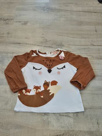 T shirt manche longue dpam 24 mois 