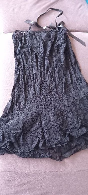 nuisette noire transparente