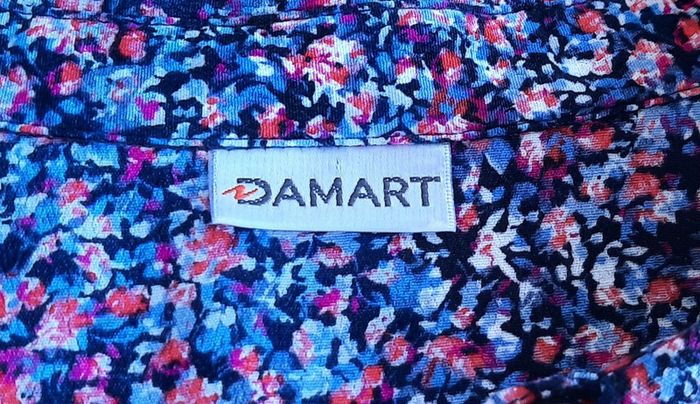 Chemisier à fleurs Damart, taille 40 - photo numéro 3