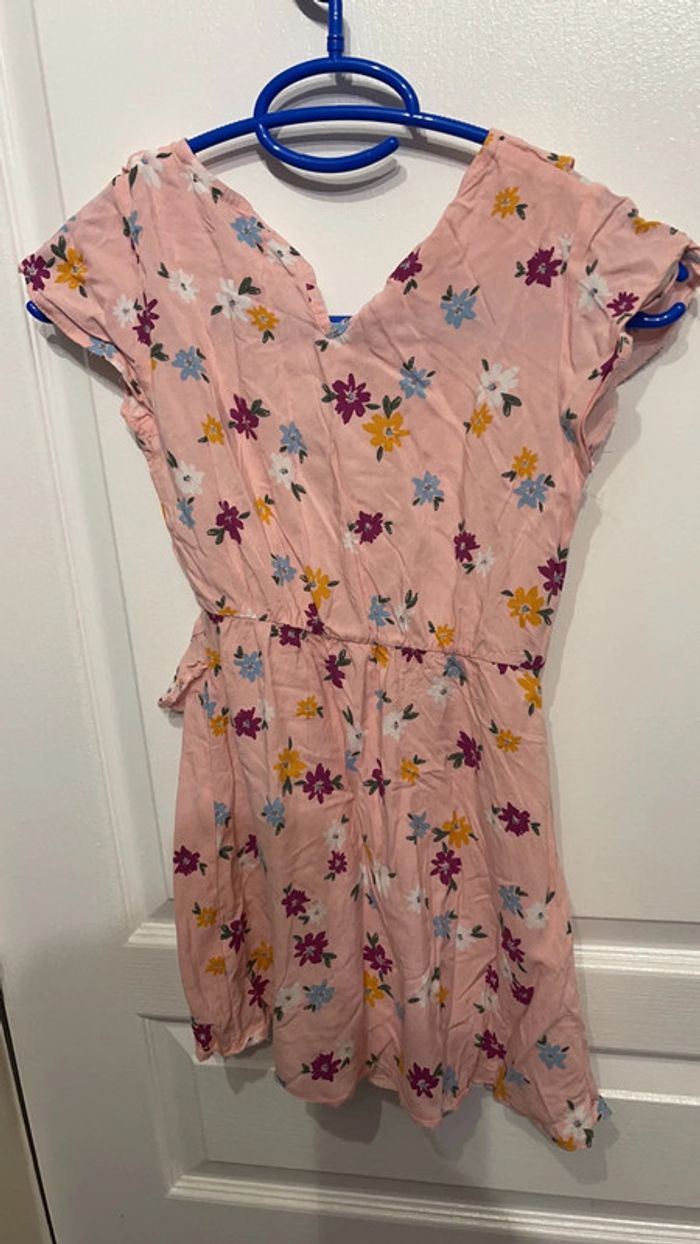 Robe rose fleurie - photo numéro 3