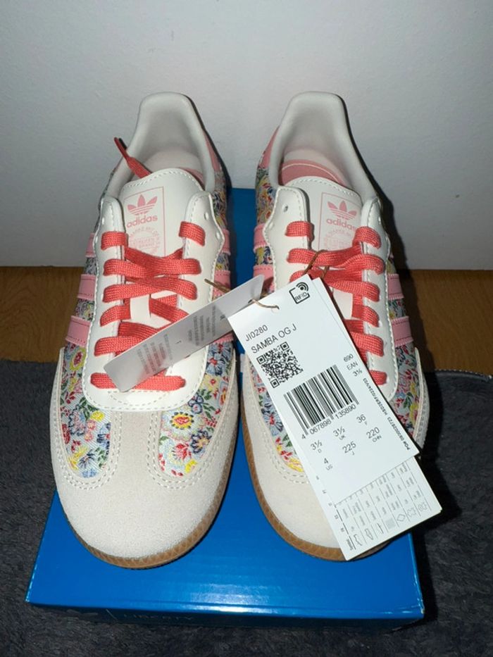 Adidas Samba OG GS Liberty London fleurs / floral print - photo numéro 10