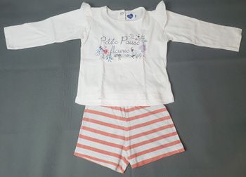 ensemble fille haut + short