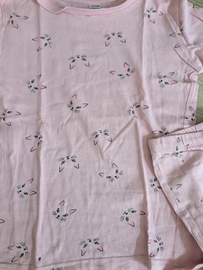 Pyjama fille 7/8 ans chat - photo numéro 3
