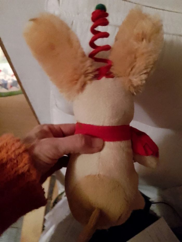 Peluche chien à oreilles mobiles - photo numéro 5